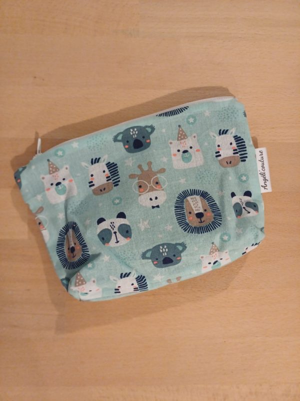 Petite trousse - Animaux bleus